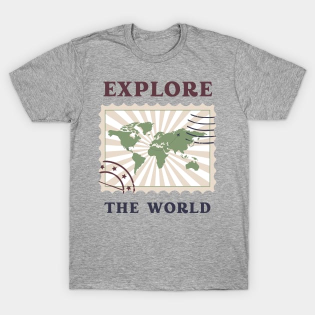 Explore the world T-Shirt by Kahlenbecke